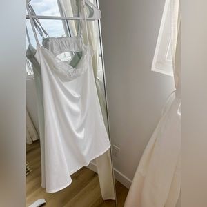 White Lacey Mini Dress